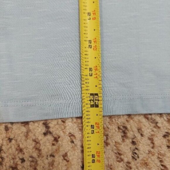 2 Style & Co Pullover Womens Partial Button Up Long Sleeve Shirts NWT Blue PM - Picture 5 of 10